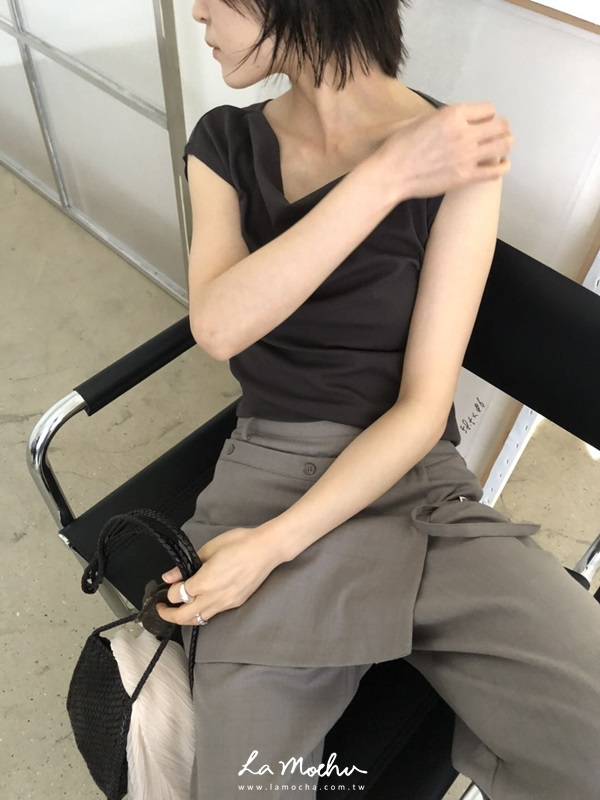不規則手袖棉質上衣(闆娘清單)